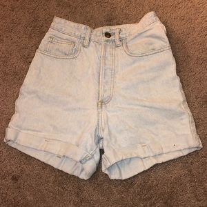 Guess high waisted shorts